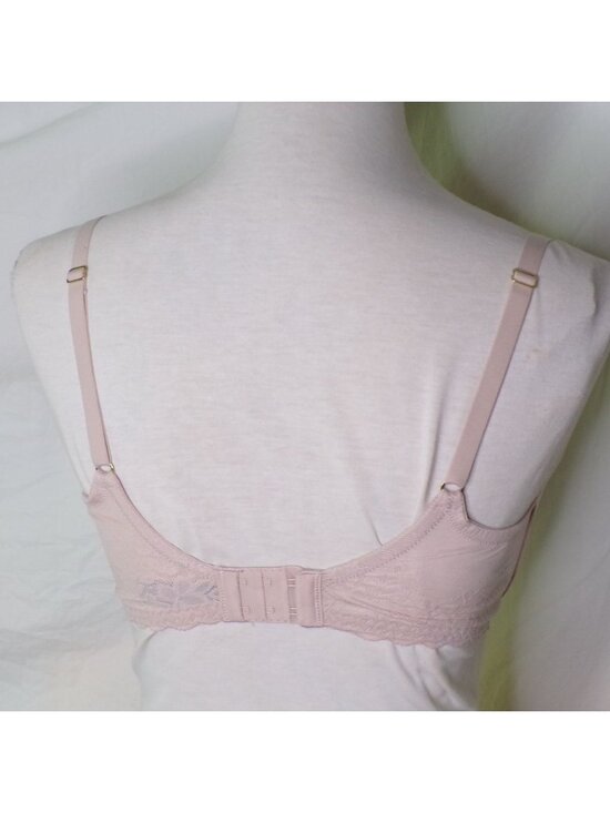 🆕Natori Sheer Glamour Push-Up Underwire T-Shirt Bra 34DD Beige #727252 - Picture 10 of 11
